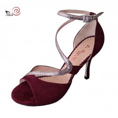 Chantal bordeaux and multicolor