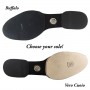 Different sole materials